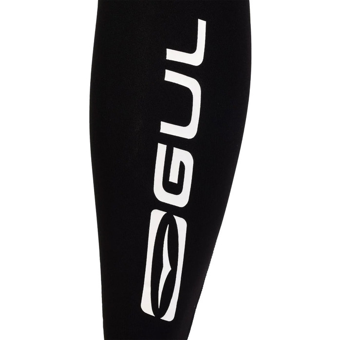 2024 Gul Womens Response Echo 3/2mm Chest Zip Wetsuit RE1328 - Black / Broken Palm